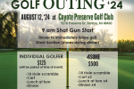 2024 Golf Outing Fundraiser is set!